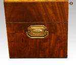 George III mahogany inlaid casket - Image 6