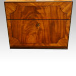 George III mahogany inlaid casket - Image 7