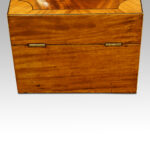 George III mahogany inlaid casket - Image 8