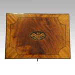 George III mahogany inlaid casket - Image 2