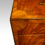 George III mahogany inlaid casket - Image 9
