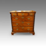 George III mahogany North Country chest