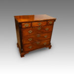George III mahogany North Country chest - Image 2
