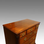 George III mahogany North Country chest - Image 4
