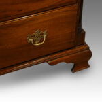George III mahogany North Country chest - Image 5