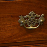 George III mahogany North Country chest - Image 7