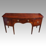 George III mahogany bow sideboard - Image 8
