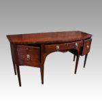 George III mahogany bow sideboard - Image 5