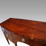 George III mahogany bow sideboard - Image 2