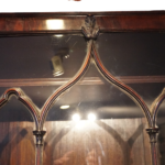 George III mahogany breakfront bookcase - Image 7