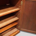George III mahogany breakfront bookcase - Image 10