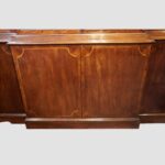 George III mahogany breakfront bookcase - Image 11