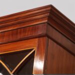 George III mahogany breakfront bookcase - Image 4