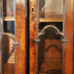 George III mahogany breakfront bookcase - Image 9