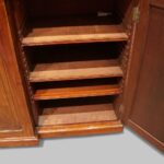 George III mahogany breakfront bookcase - Image 3