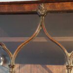 George III mahogany breakfront bookcase - Image 4