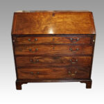 George III mahogany bureau