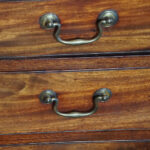 George III mahogany bureau - Image 3