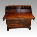 George III mahogany bureau - Image 4
