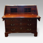 George III mahogany bureau - Image 13