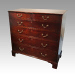 George III mahogany chest - Image 2