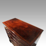 George III mahogany chest - Image 6