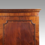 George III mahogany linen press - Image 6