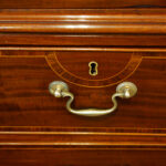 George III mahogany linen press - Image 7