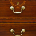 George III mahogany linen press - Image 2