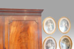 George III mahogany linen press Now Sold - Image 7