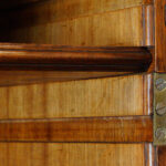 George III mahogany secretaire bookcase - Image 3