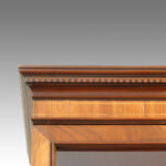 George III mahogany secretaire bookcase - Image 4