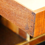 George III mahogany secretaire bookcase - Image 9