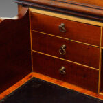 George III mahogany secretaire bookcase - Image 11