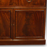 George III mahogany secretaire bookcase - Image 14