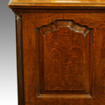 George III oak Lancashire mule chest - Image 5
