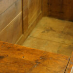 George III oak Lancashire mule chest - Image 8
