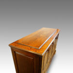 George III oak Lancashire mule chest - Image 12