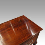George III oak cabriole leg dresser base - Image 3
