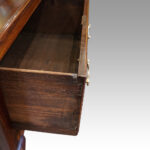 George III oak cabriole leg dresser base - Image 8