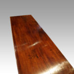 George III oak cabriole leg dresser base - Image 2