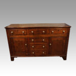George III oak dresser base