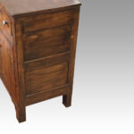 George III oak dresser base - Image 8