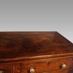 George III oak dresser base - Image 9