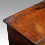 George III oak pot board dresser base - Image 5