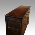 George III oak dresser base - Image 5