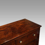 George III oak dresser base - Image 7
