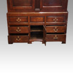 George III oak livery cupboard - Image 5