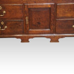 George III oak livery cupboard - Image 2