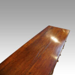 George III oak padfoot dresser base - Image 13